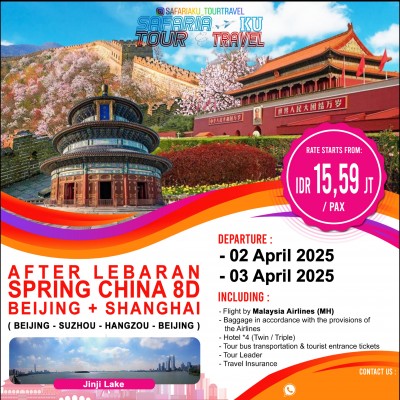 8D AFTER LEBARAN SPRING CHINA BEIJING + SHANGHAI